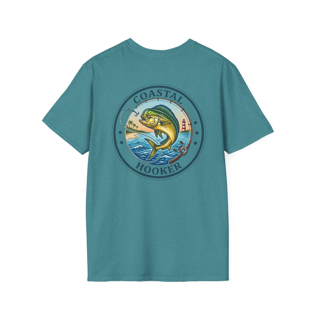 Coastal Hooker Tropical Dorado T-Shirt | Fishing Graphic Tee, Dead Sea Surf