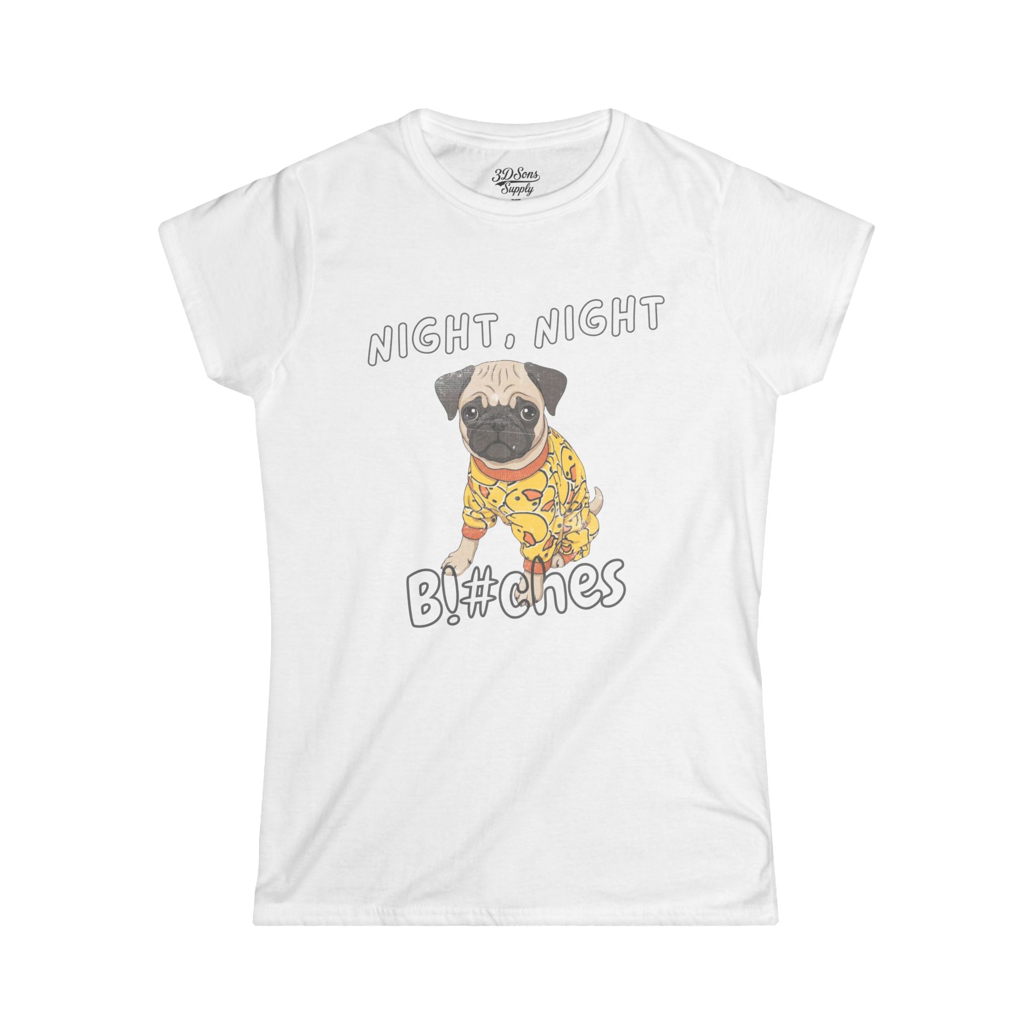 Pug in Pajamas Tee — 