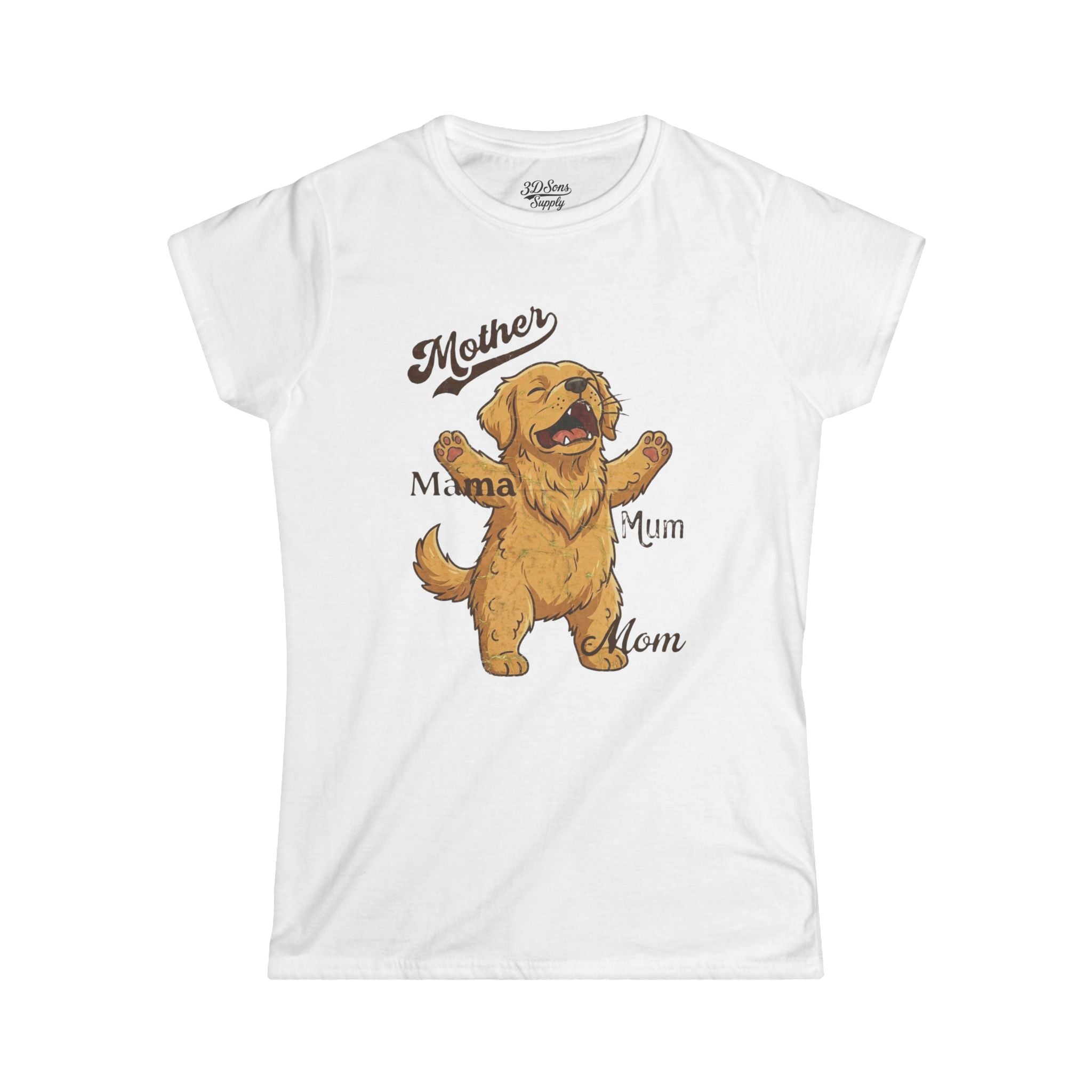 Golden Retriever Mom T-Shirt — Mother's Day Dog Mama Tee