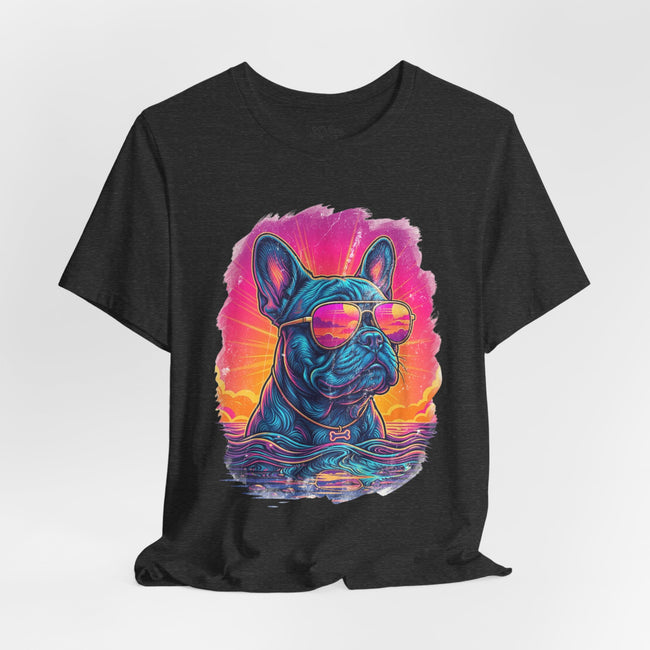 French Bulldog Retro 90s Tee — Vice City Vintage Dog Graphic