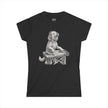 DJ Doodle Dog Women's Tee — Cute Turntable Graphic
