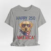 Patriotic Lab Dog Tee — 