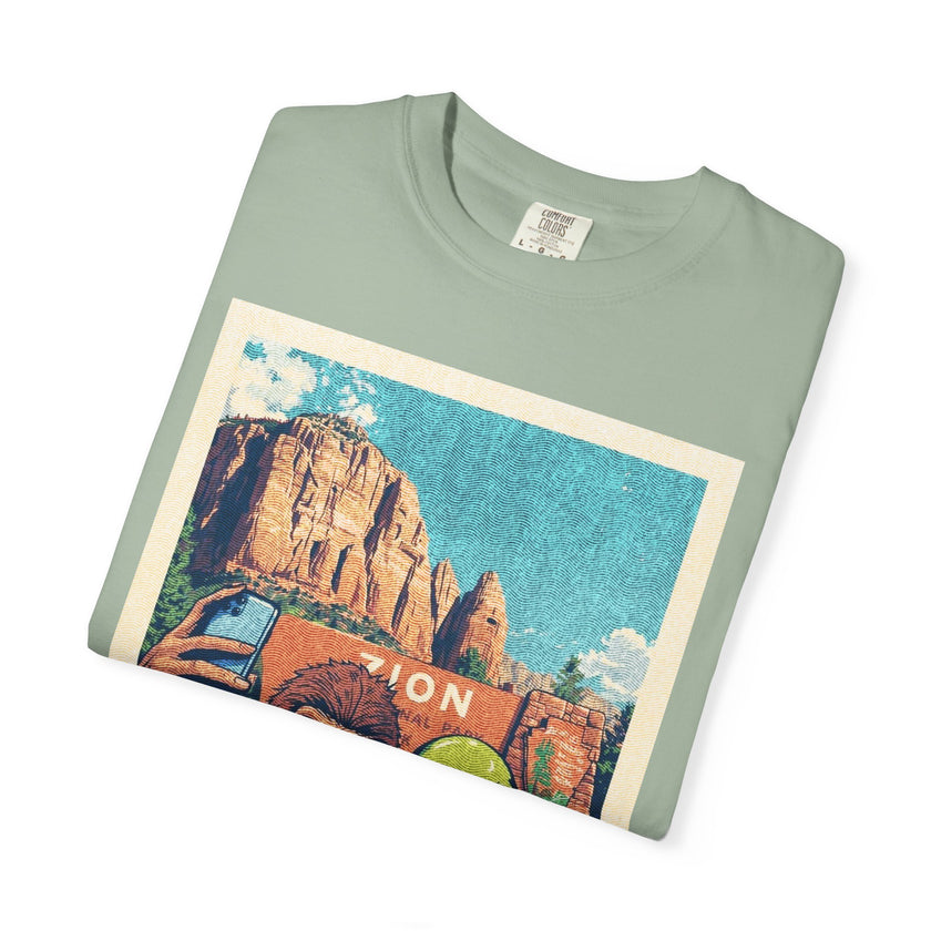 Alien & Bigfoot Zion National Park T-Shirt — National Park Adventure Tee