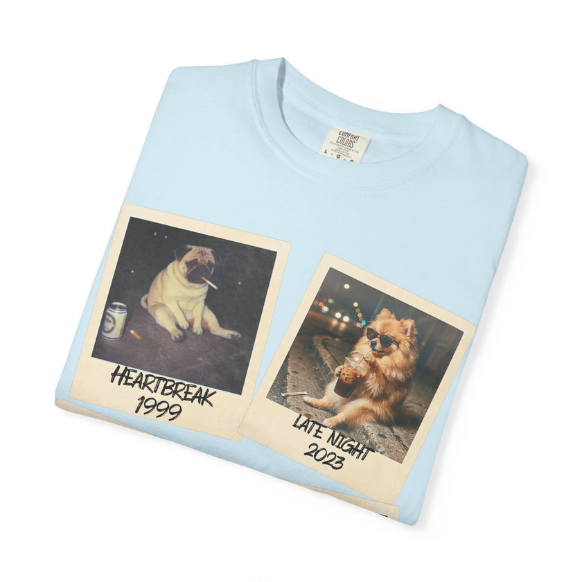 Personalized Polaroid Photo Tee — Custom Image & Text Options