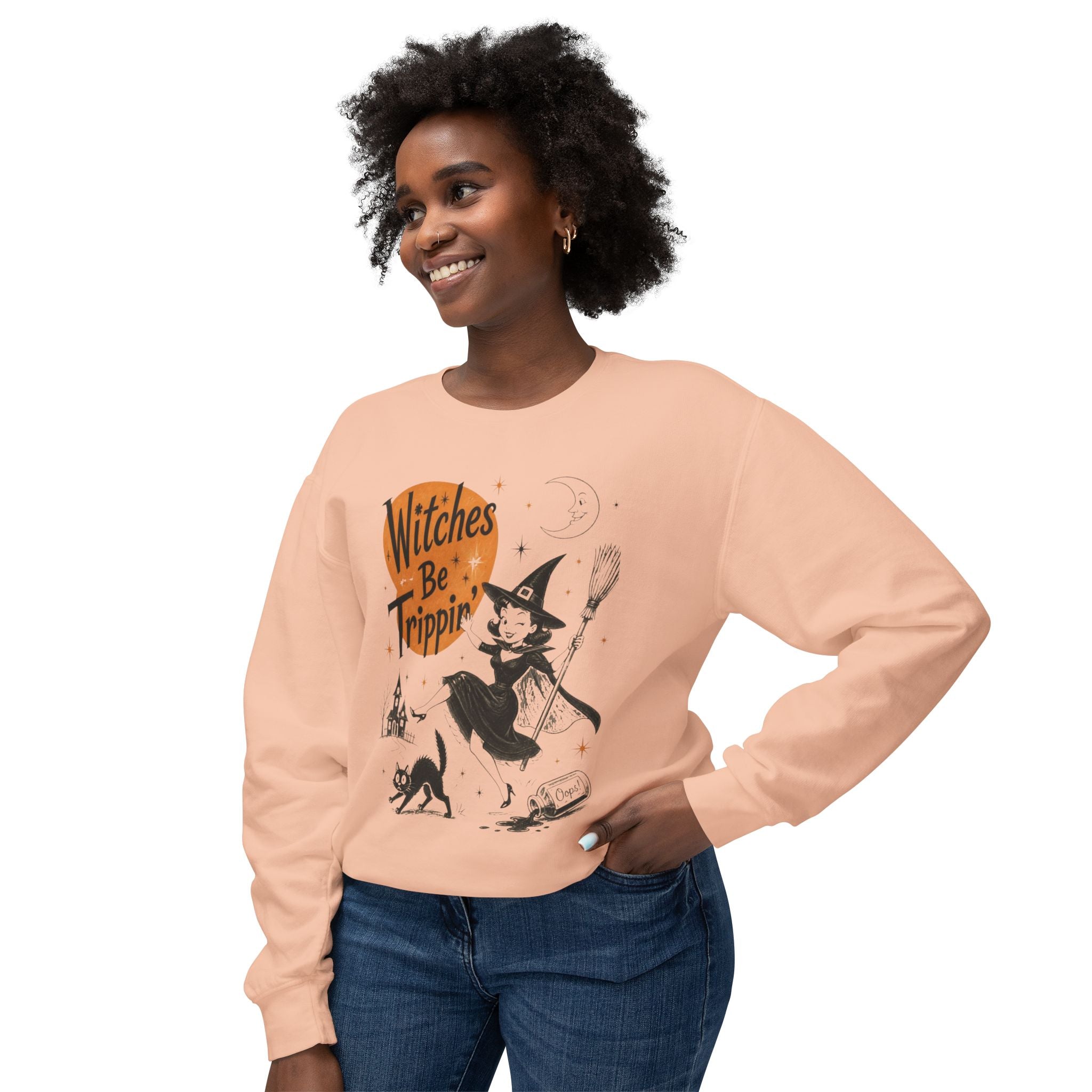 Witches Be Trippin' Halloween sweatshirt | Crewneck