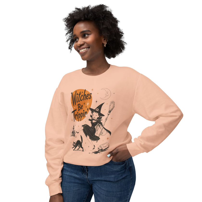 Witches Be Trippin' Halloween sweatshirt | Crewneck