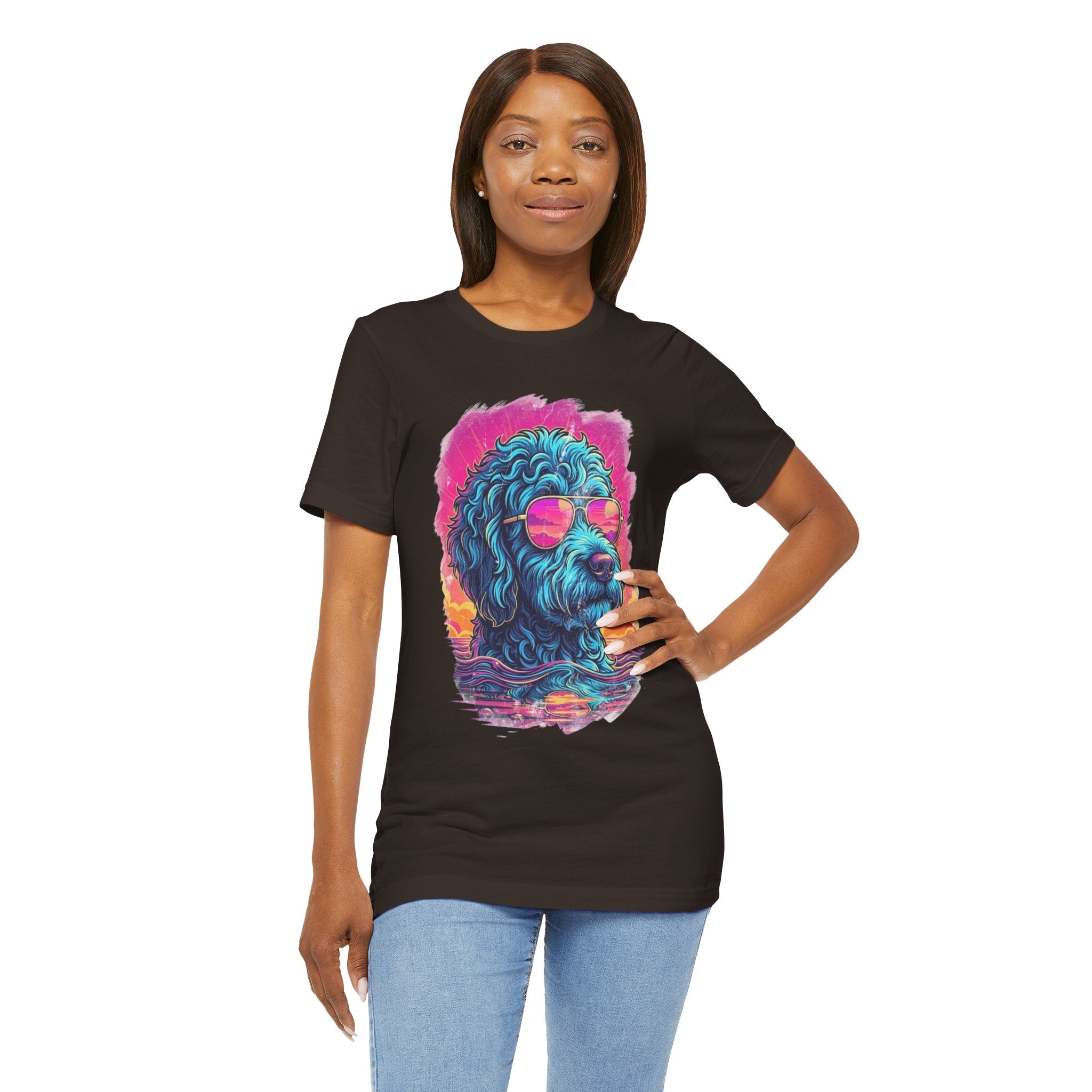 Doodle Vice City 90s Retro Tee — Funny Vintage Style T-Shirt