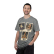 Personalized Polaroid Photo Tee — Custom 3 Image & Text Options