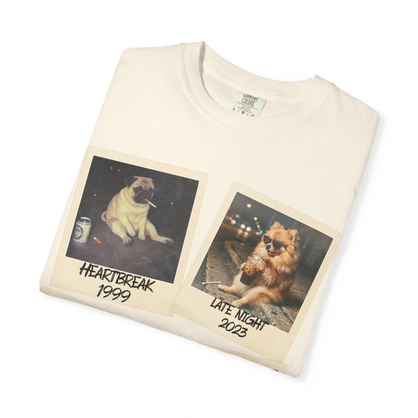 Personalized Polaroid Photo Tee — Custom Image & Text Options
