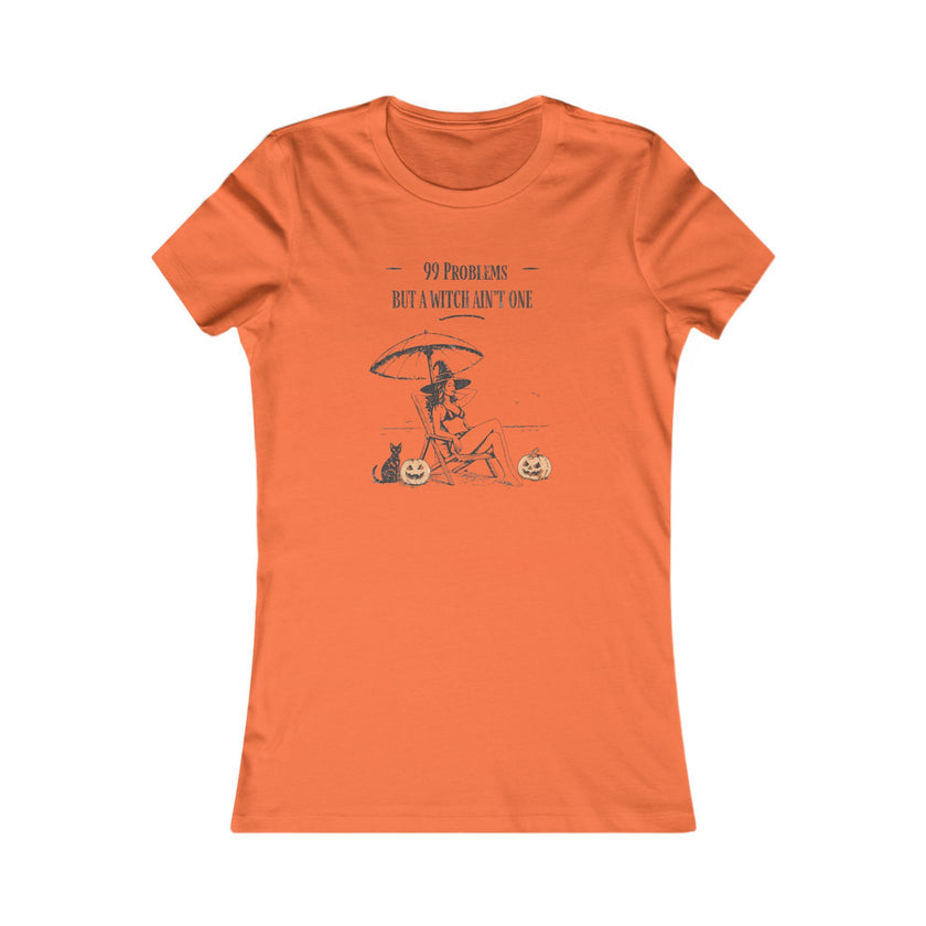 Women's Tee - '99 Problems But A Witch Ain't One' Halloween Shirt