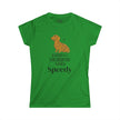 Karma Is a Dachshund Mid Century Tee | Personalized Name