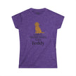 Personalized Karma Golden Doodle Name Tee | Mid Century Dog Shirt
