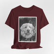 Great Pyrenees Smoke Photo Tee — Vintage Pup Graphic T-Shirt