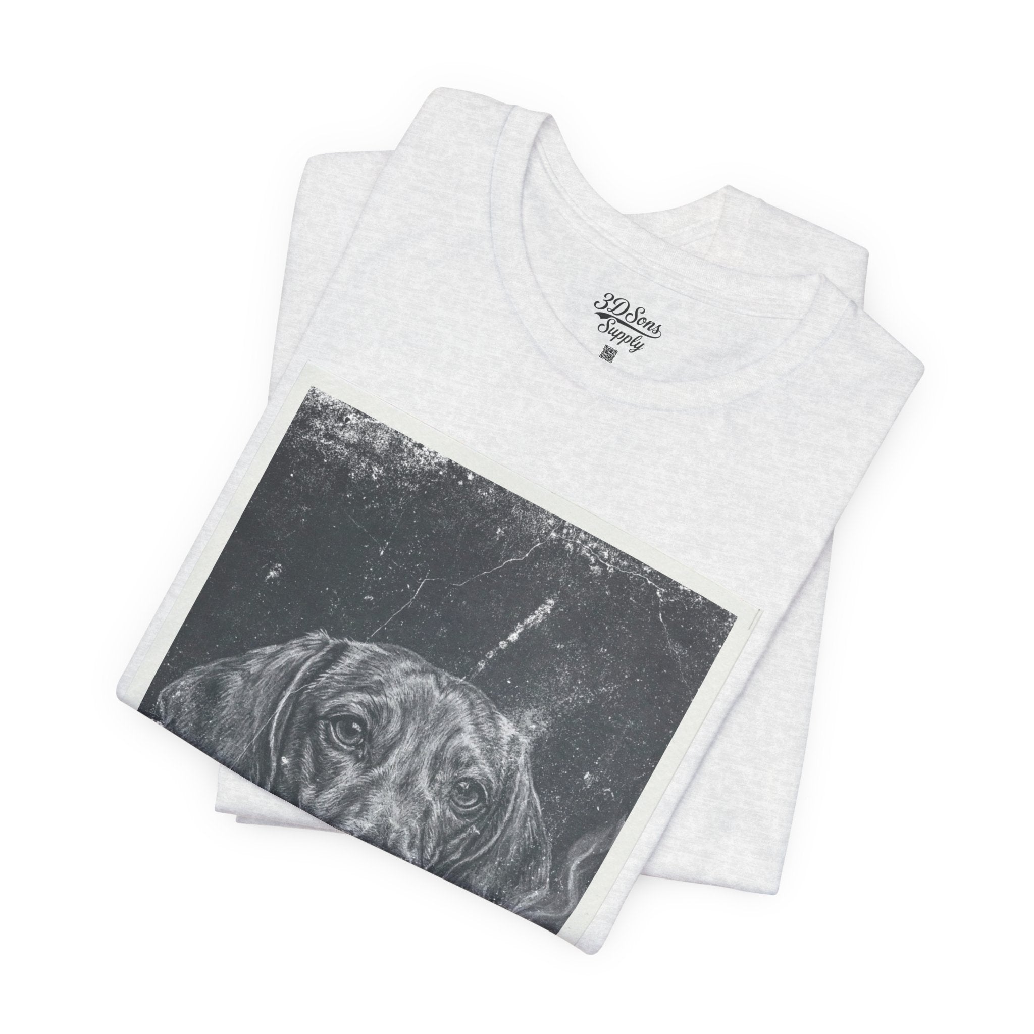 Dachshund Smoking Portrait Tee – Vintage Smokin' Dog Art T-Shirt