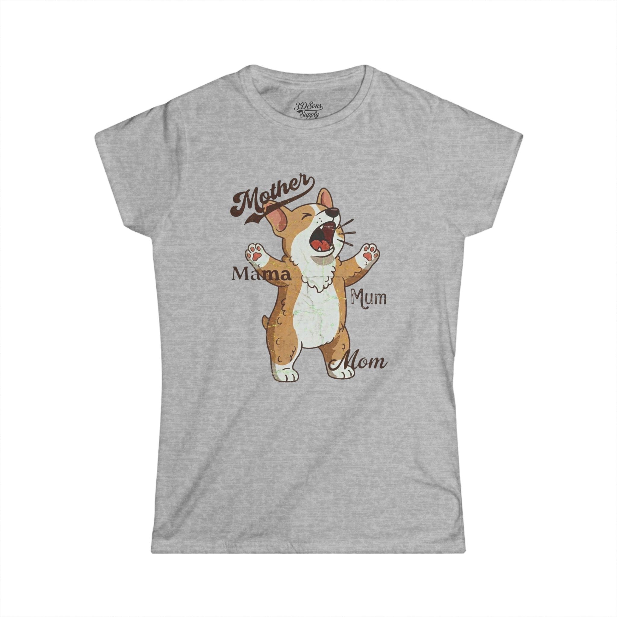 Corgi Mama Mother's Day Tee — Women's Corgi Mom T-Shirt