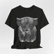 Highland Cow Smoking Tee — Vintage Highland Cattle Graphic T-Shirt