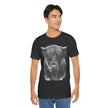 Highland Cow Smoking Tee — Vintage Highland Cattle Graphic T-Shirt