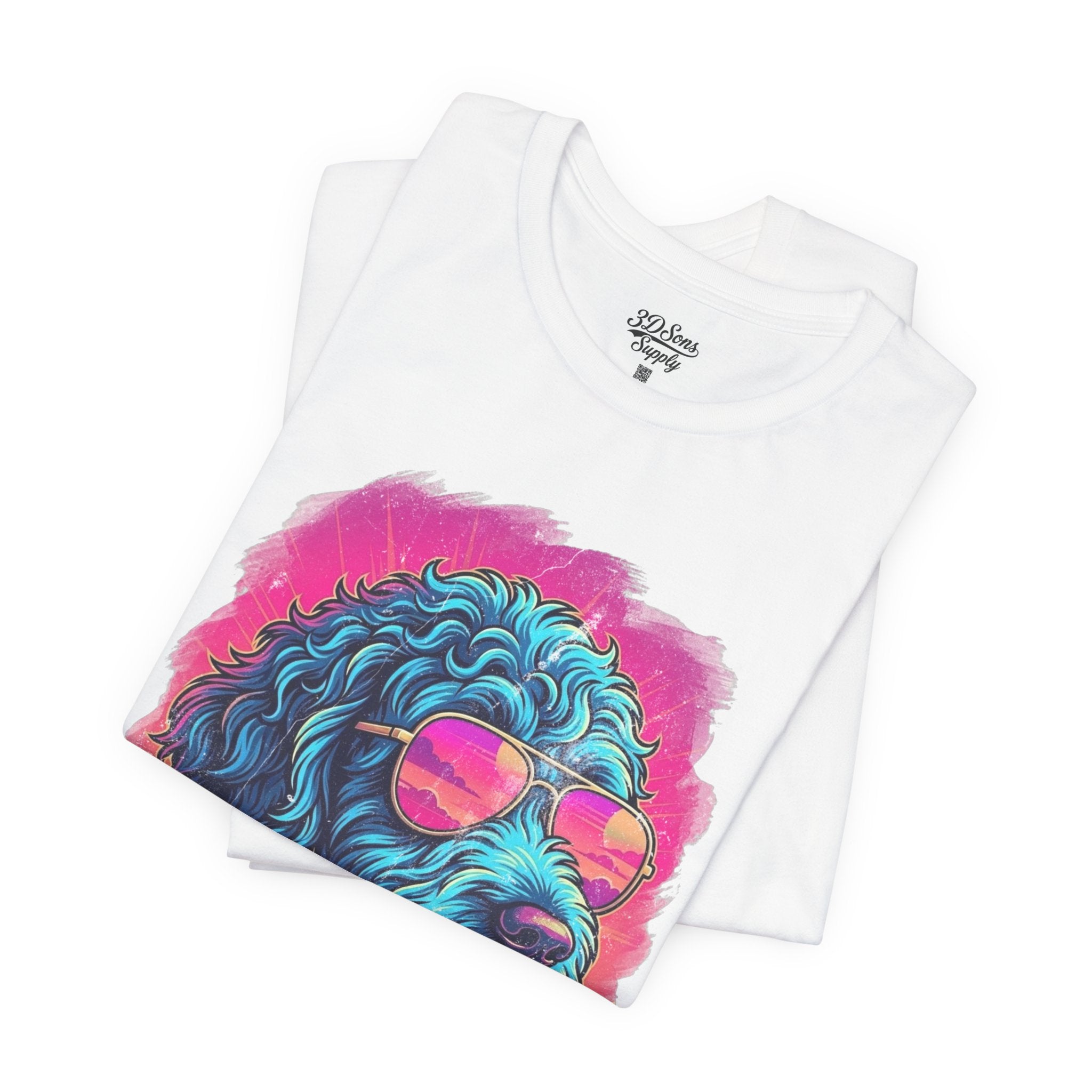 Doodle Vice City 90s Retro Tee — Funny Vintage Style T-Shirt