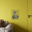 Doodle DJ with Turntable Acrylic Wall Art Panels | Music Room Decor