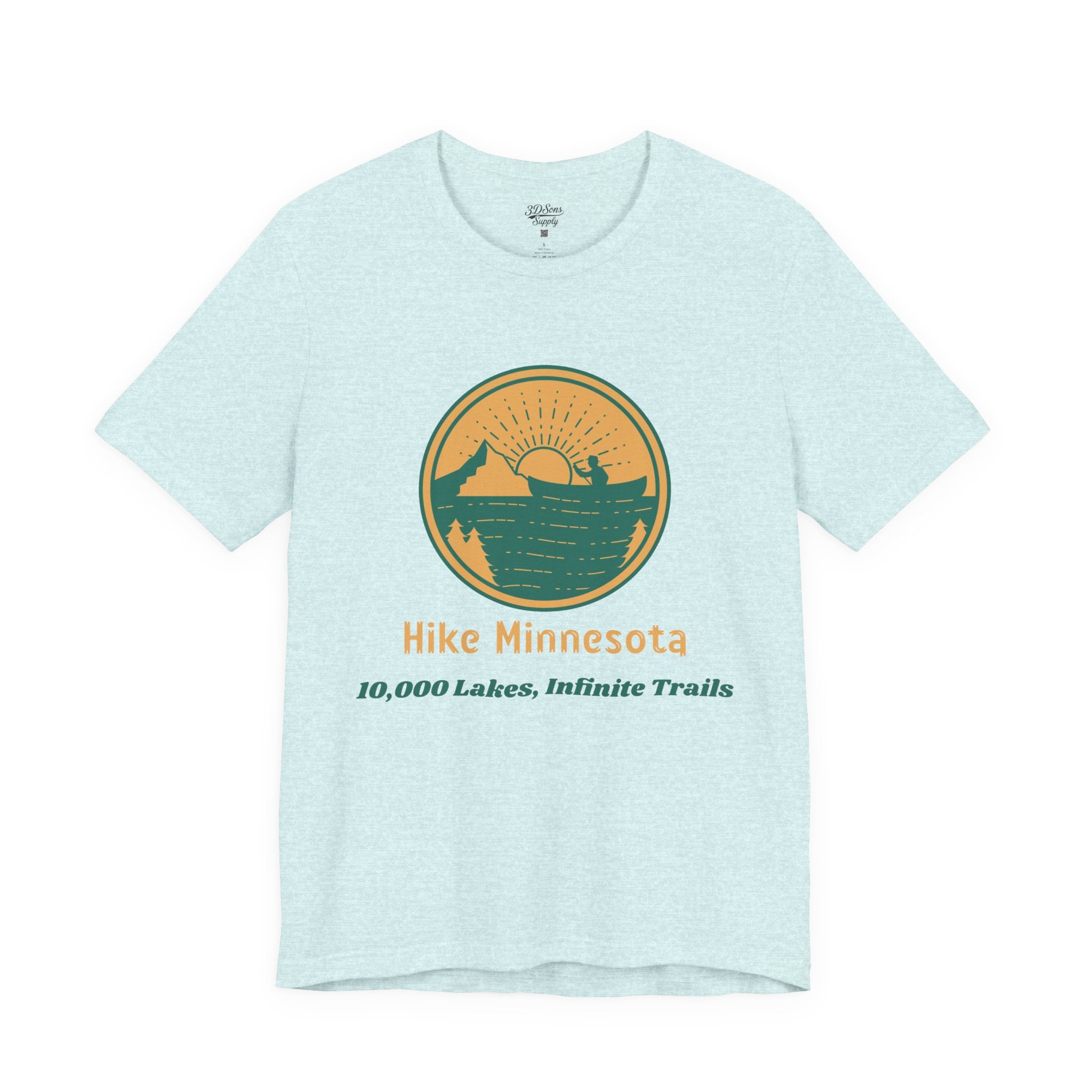 Hike Minnesota T-Shirt — 10,000 Lakes Infinite Trails Hiking Tee