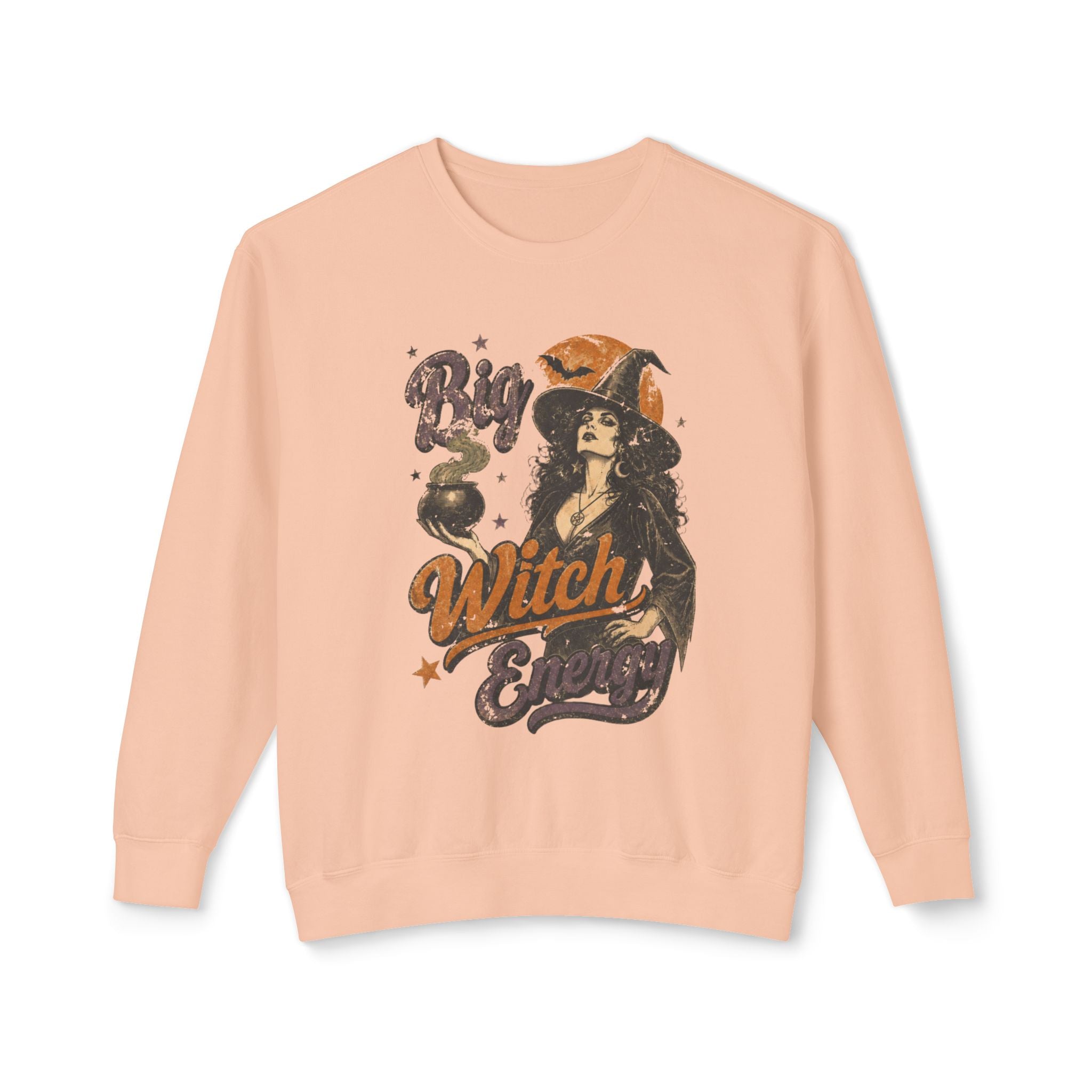 Big Witch Energy Sweatshirt | Vintage Witch Graphic, Halloween Vibe
