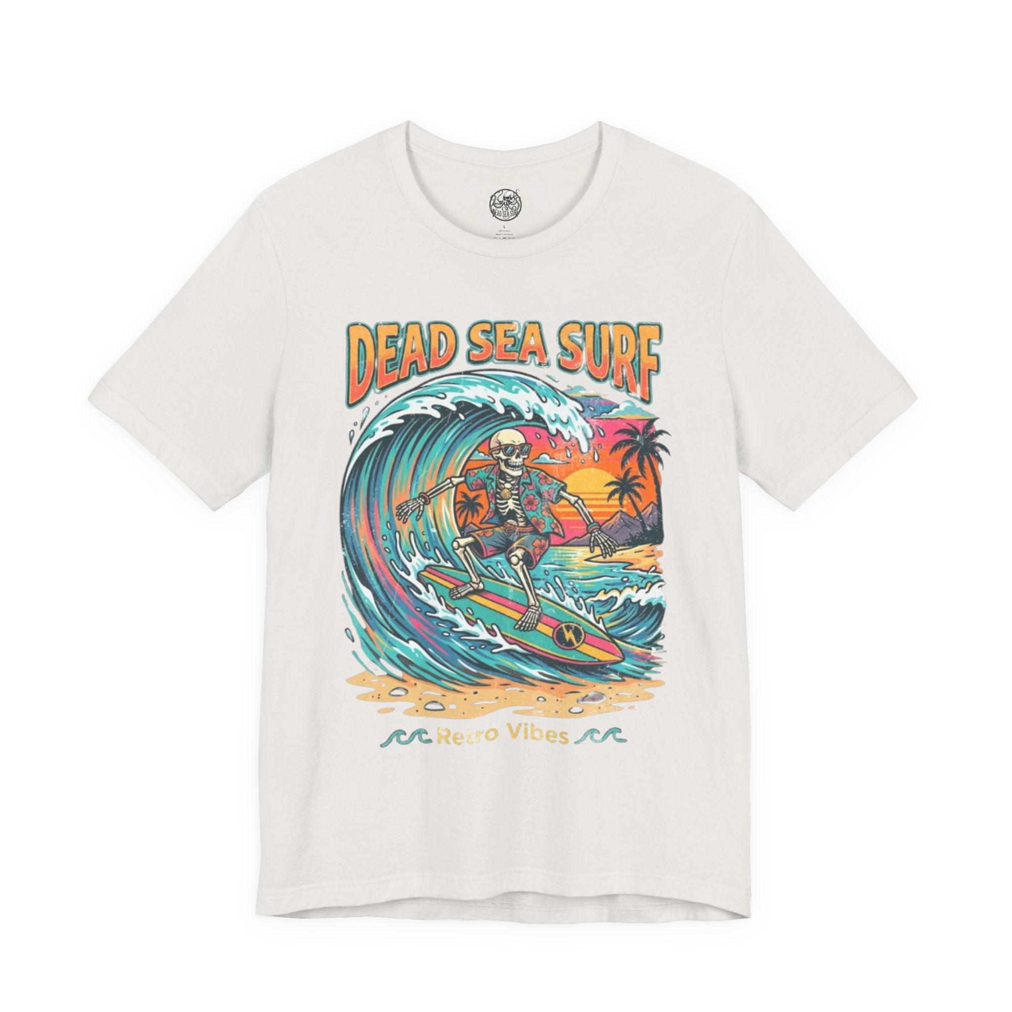 Dead Sea Surf Shark Attack T-Shirt | Bold Nautical Graphic Tee – 3D Sons Supply Co