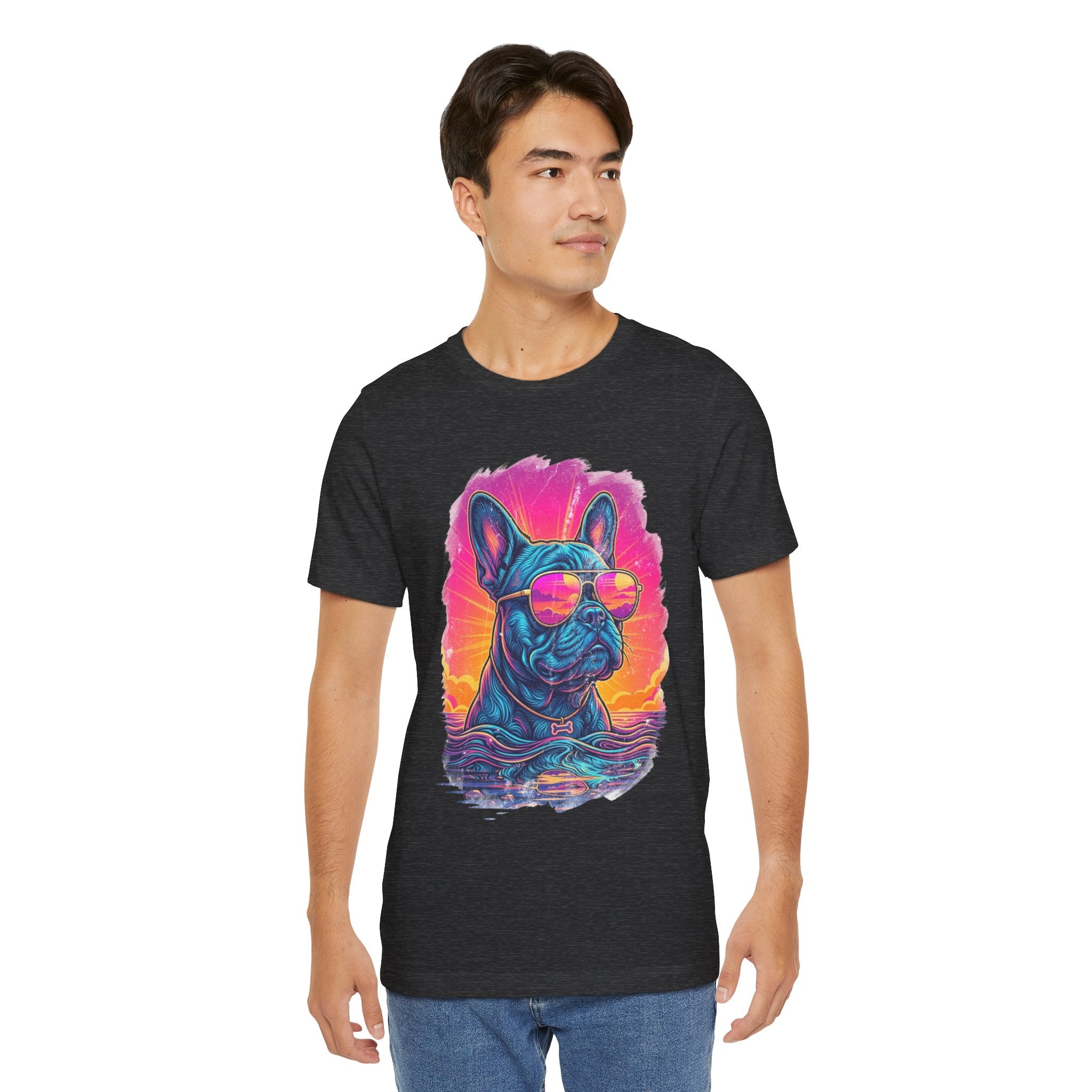 French Bulldog Retro 90s Tee — Vice City Vintage Dog Graphic