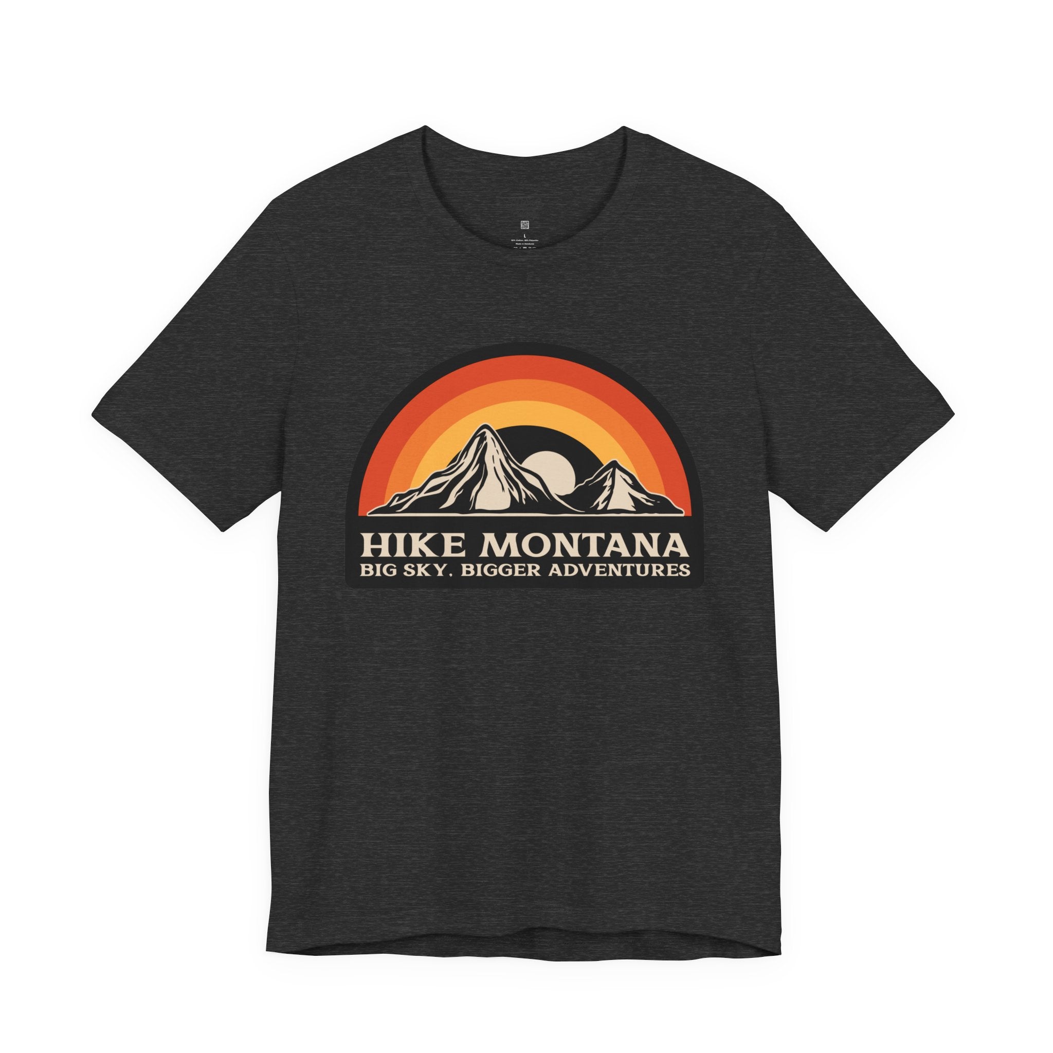 Hike Montana Mountain Adventure T-Shirt — Hiking Graphic Tee