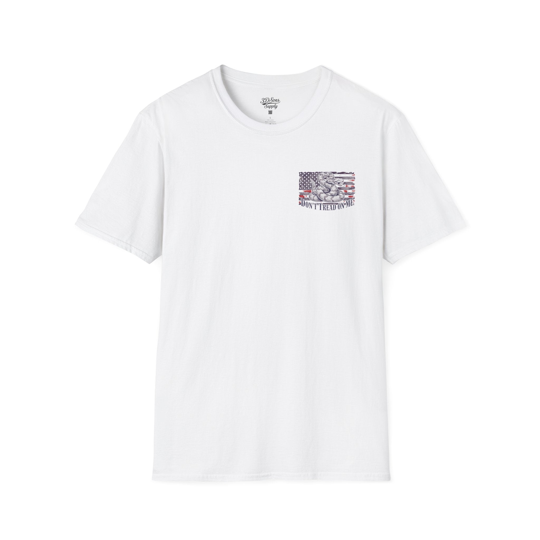 Dont Tread On Me Flag Tee Shirt American Gadsden Patriotic Independence Day Tee