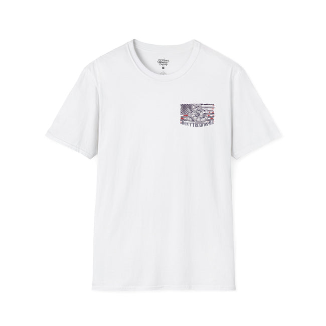 Dont Tread On Me Flag Tee Shirt American Gadsden Patriotic Independence Day Tee