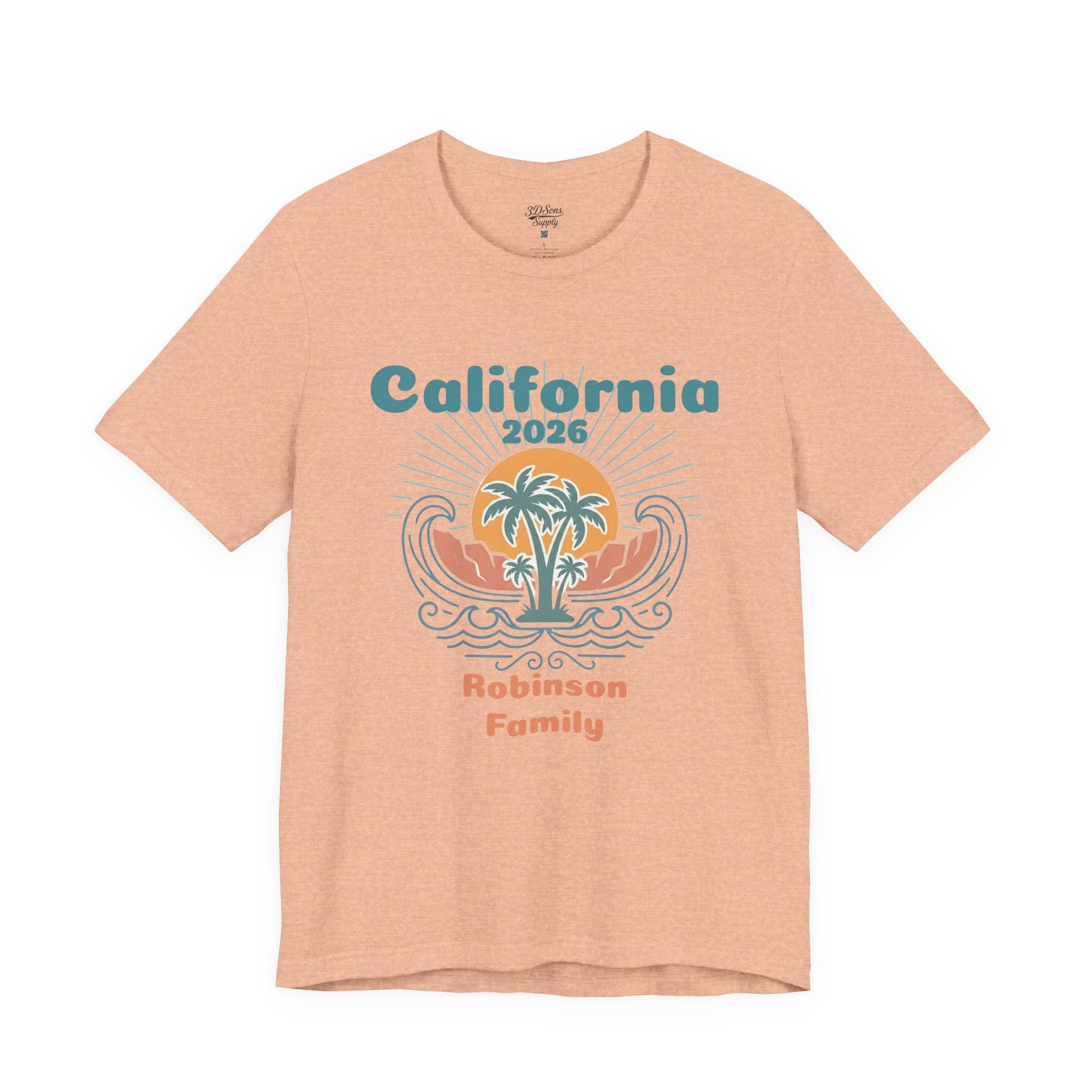 Personalized Family Vacation T-Shirt