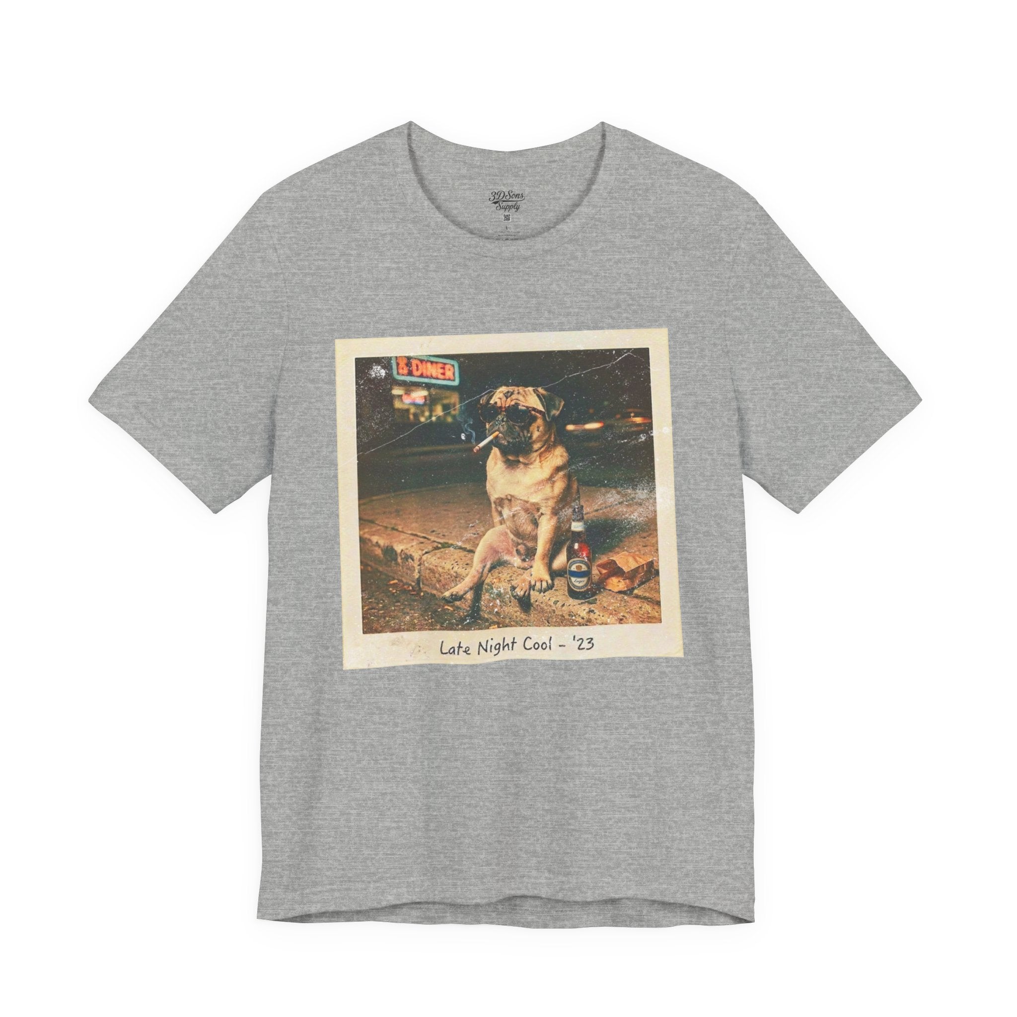Vintage Pug Photo Tee — 