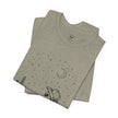 Alien Cowboy Sitting in Desert Tee | Night Sky Lawn Chair