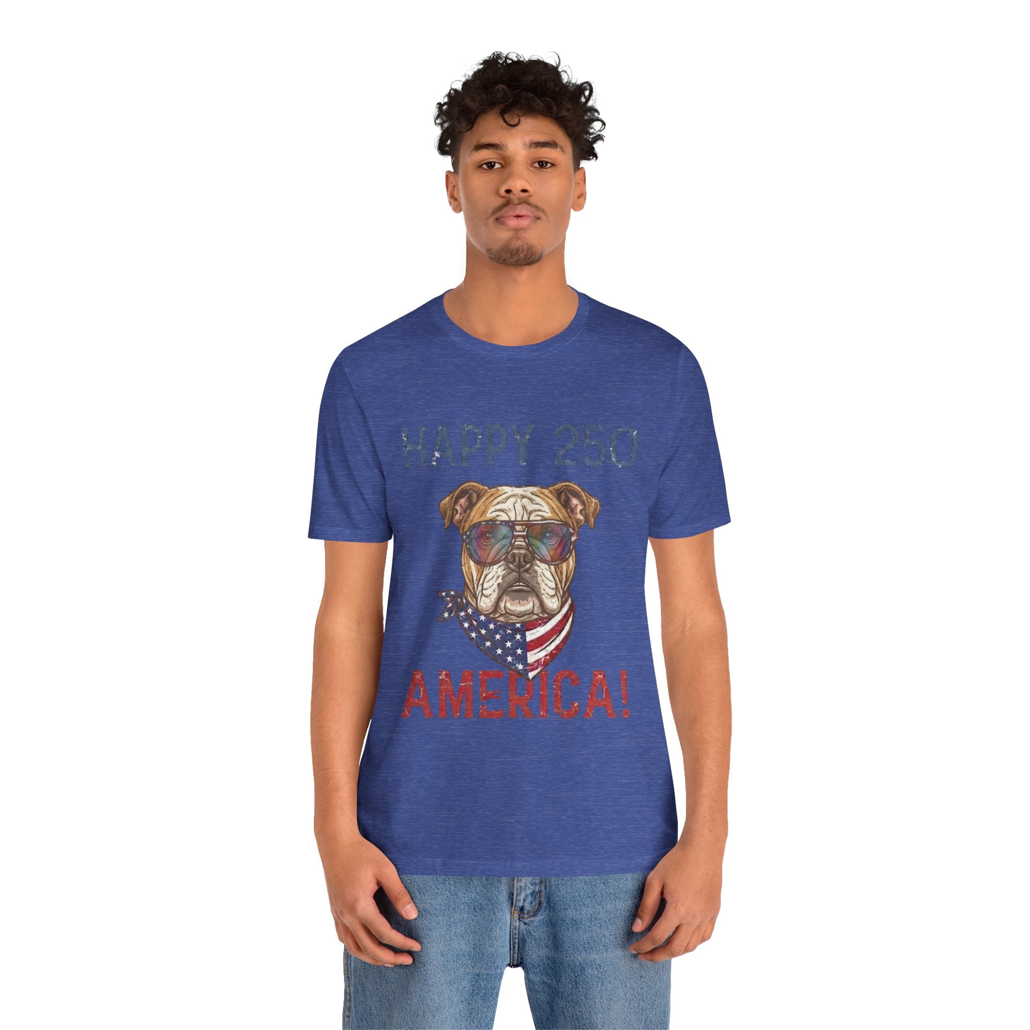 Patriotic Bulldog Tee - 