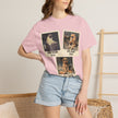 Personalized Polaroid Photo Tee — Custom 3 Image & Text Options