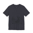 Alien Cowboy Sitting in Desert Tee | Night Sky Lawn Chair