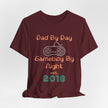 Personalized Dad By Day Gamer By Night T-Shirt,  90's Retro Controller Tee