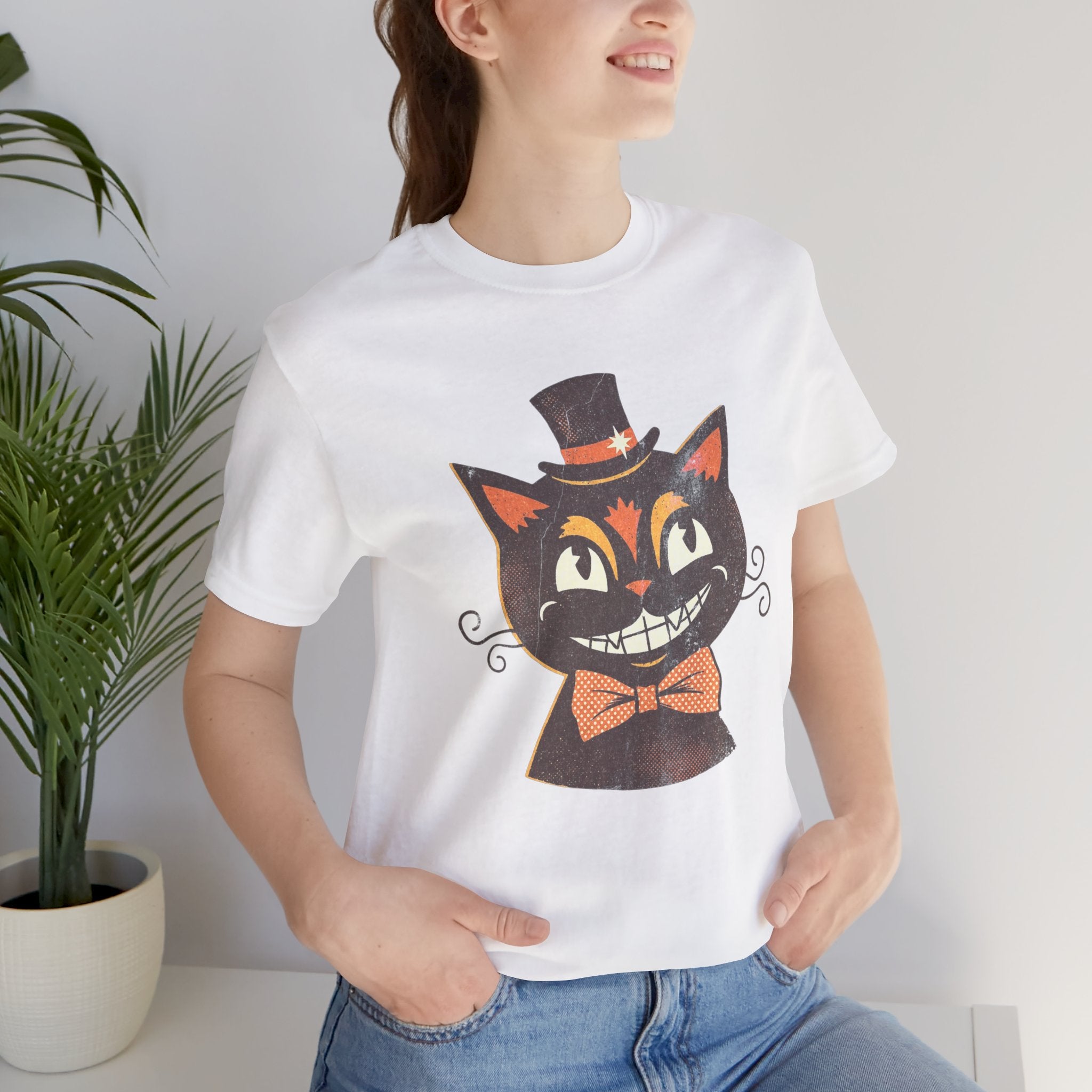 Vintage Halloween Cat Tee