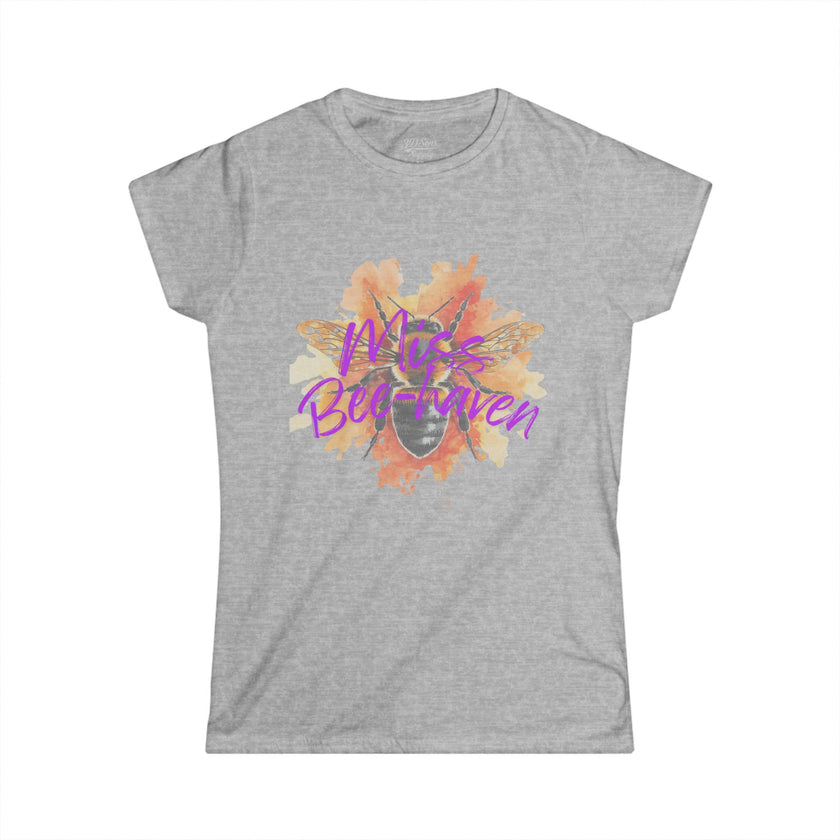 Miss Bee-Haven Women's Tee — Cute Bee Graphic Shirt for Bee Lovers