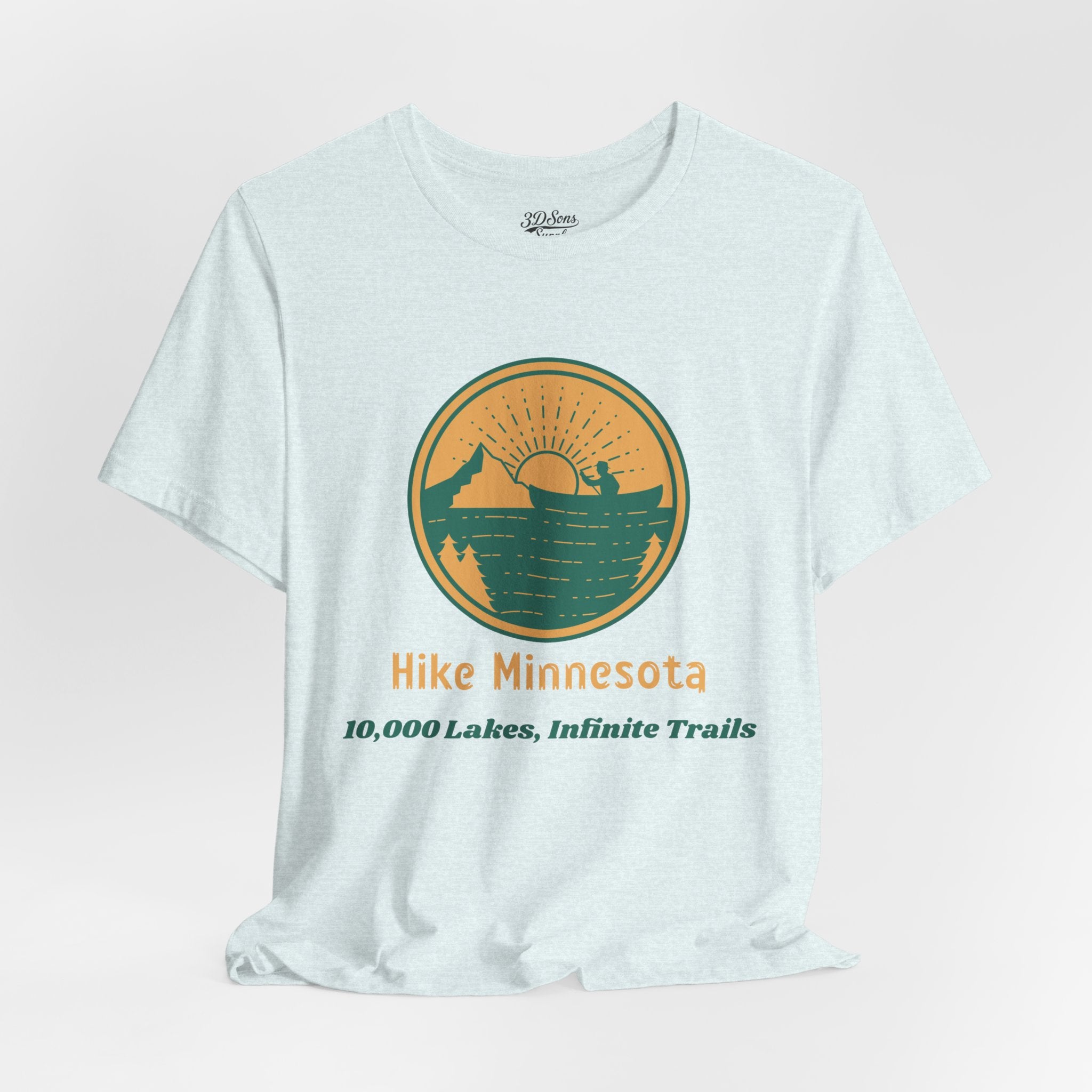 Hike Minnesota T-Shirt — 10,000 Lakes Infinite Trails Hiking Tee