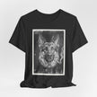German Shepard Smoke Photo Tee — Vintage Pup Graphic T-Shirt