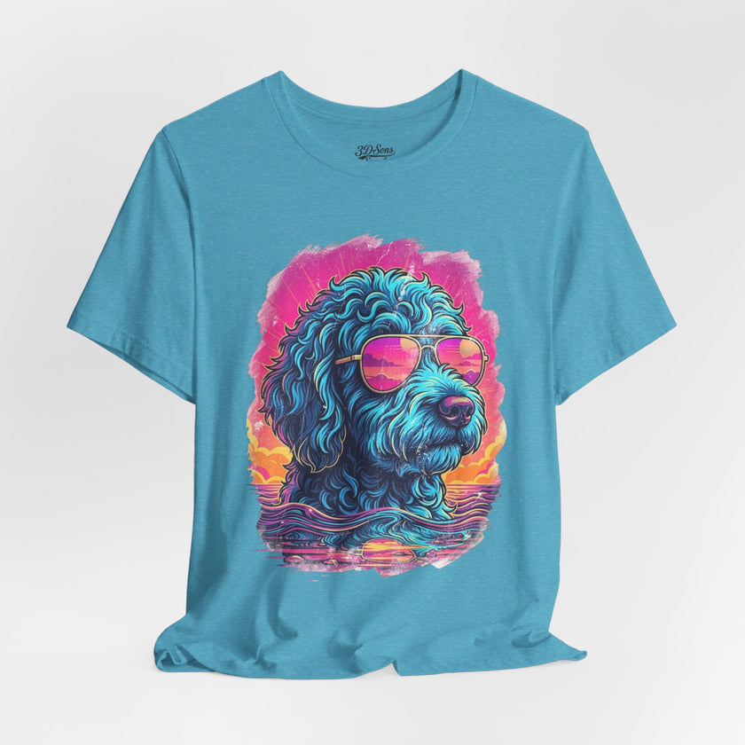 Doodle Vice City 90s Retro Tee — Funny Vintage Style T-Shirt