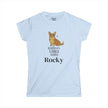 Karma Is A Corgi Named Personalized Tee — Personalized Corgi Illustration Shirt