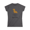 Karma Is a Dachshund Mid Century Tee | Personalized Name