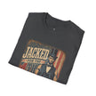 Jacked for July 4th T-Shirt | Patriotic Buff Abraham Lincoln Flag Design