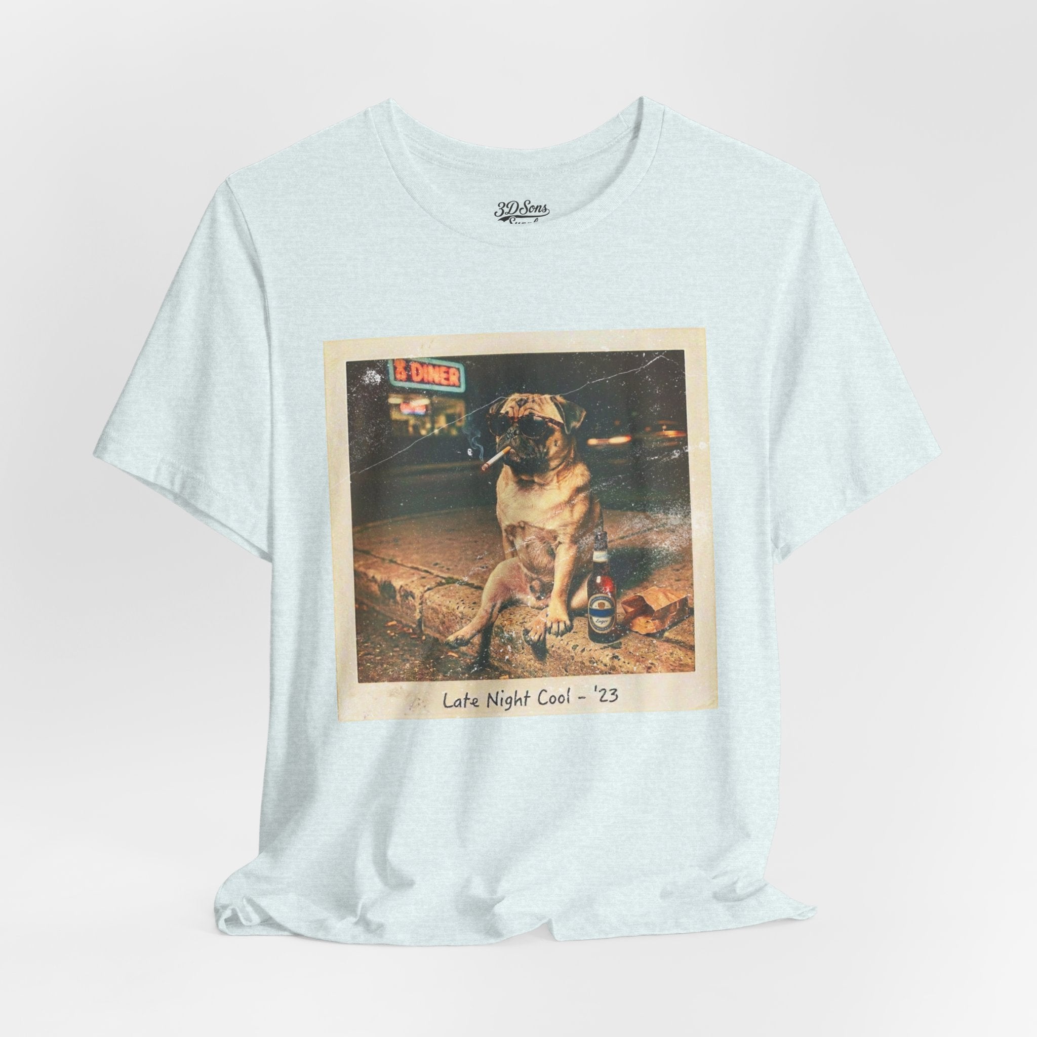 Vintage Pug Photo Tee — 