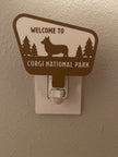 Dog Breed National Park Sign Night Light | Custom LED Decor