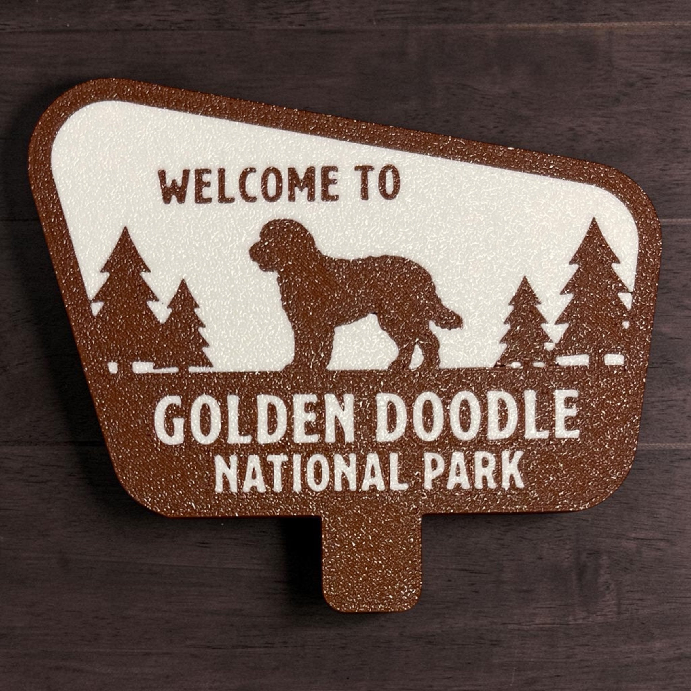 Dog Breed National Park Sign Night Light | Custom LED Decor