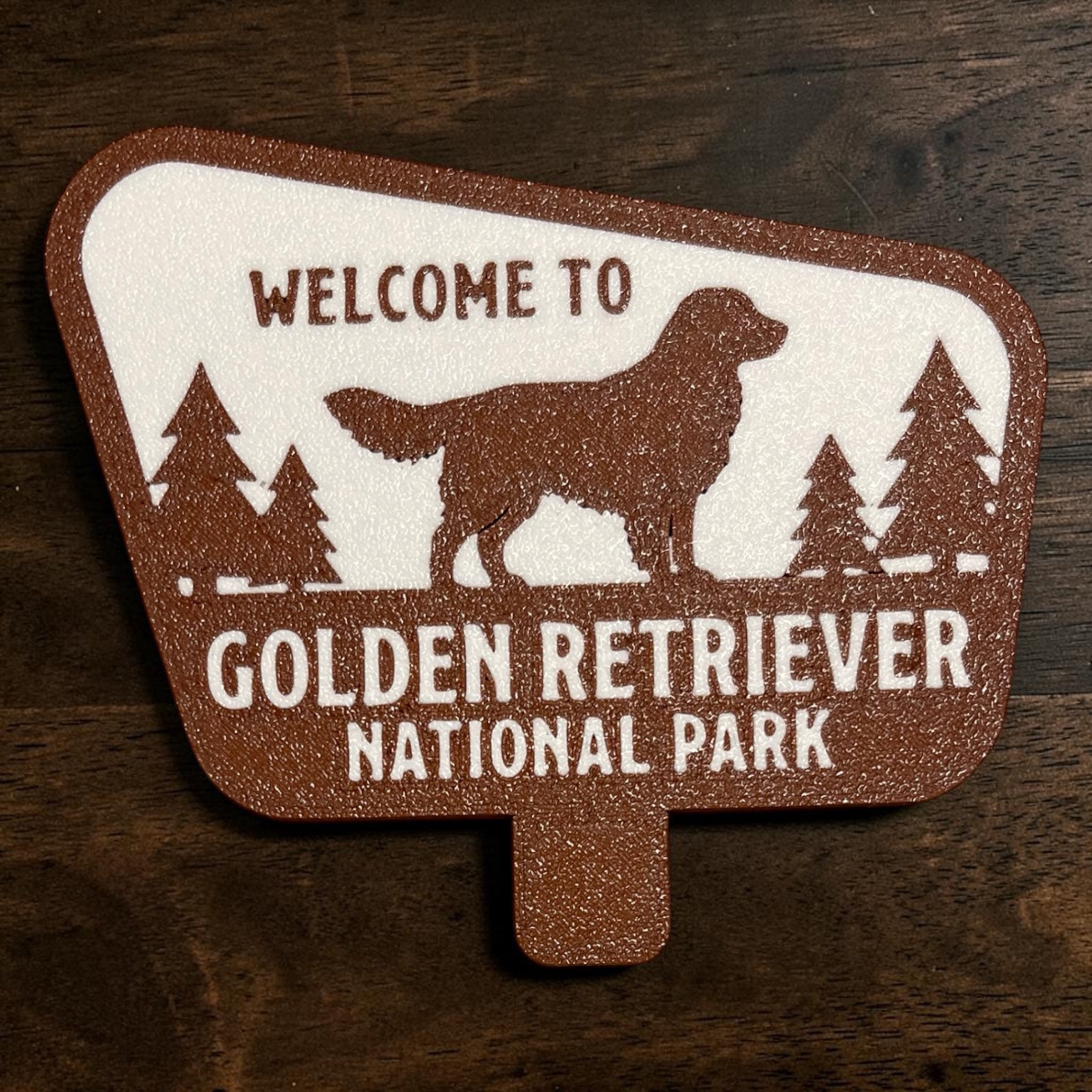 Dog Breed National Park Sign Night Light | Custom LED Decor