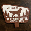 Dog Breed National Park Sign Night Light | Custom LED Decor